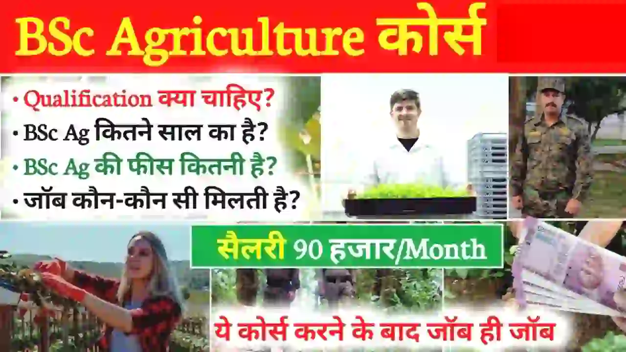 BSc Ag Full Form BSc Agriculture