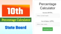 10th Percentage Calculator State Board